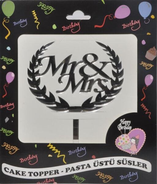 PASTA YAZISI PLEKSİ MR&MRS GÜMÜŞ