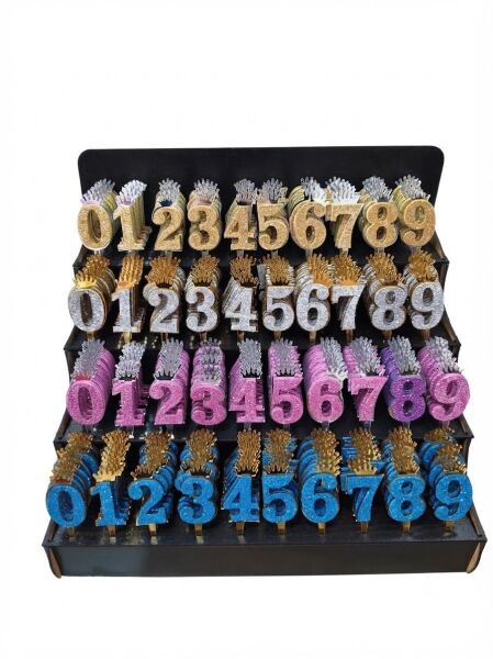SET PLEKSİ EVALI AHŞAP STAND  RAKAM 400 ADET