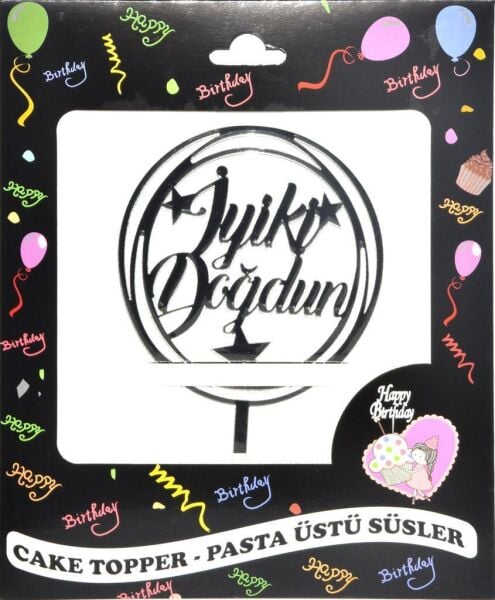 PASTA YAZISI PLEKSİ İ.DOĞDUN YUVARLAK GÜMÜŞ