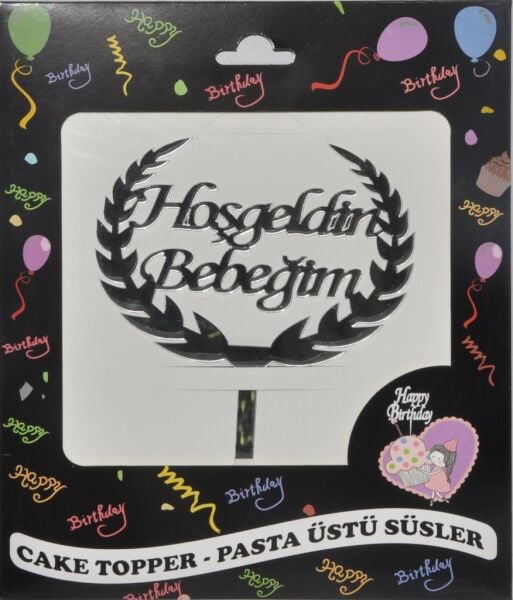 PASTA YAZISI PLEKSİ H.BEBEĞİM GÜMÜŞ