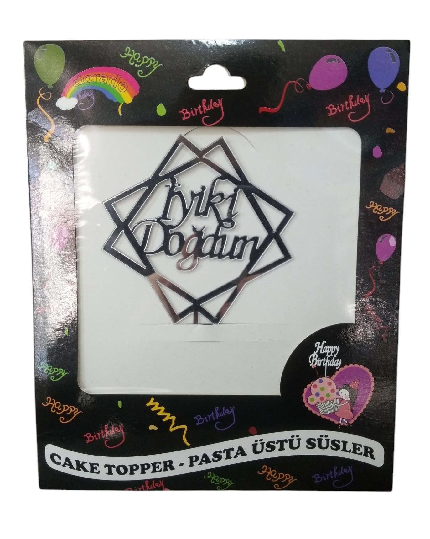PASTA YAZISI PLEKSİ İ.DOĞDUN ÇERÇEVELİ GÜMÜŞ