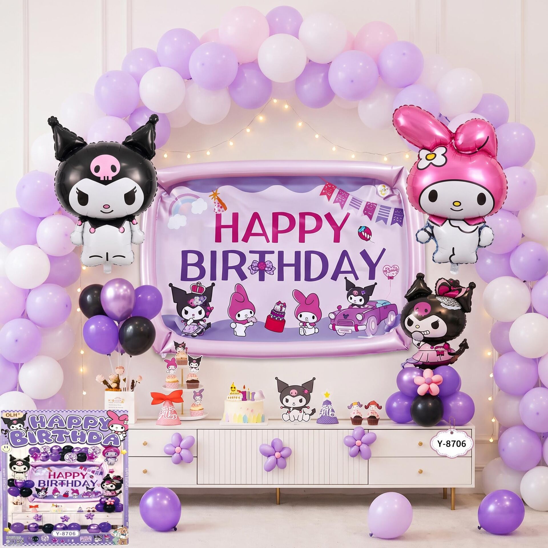 FOLYO SET HAPPY BIRTHDAY Y-8706 KUROMİ