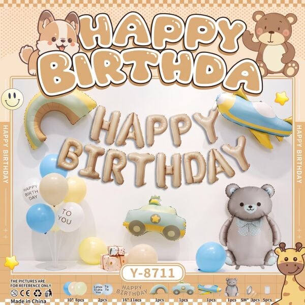 FOLYO SET HAPPY BIRTHDAY Y-8711 AYICIK