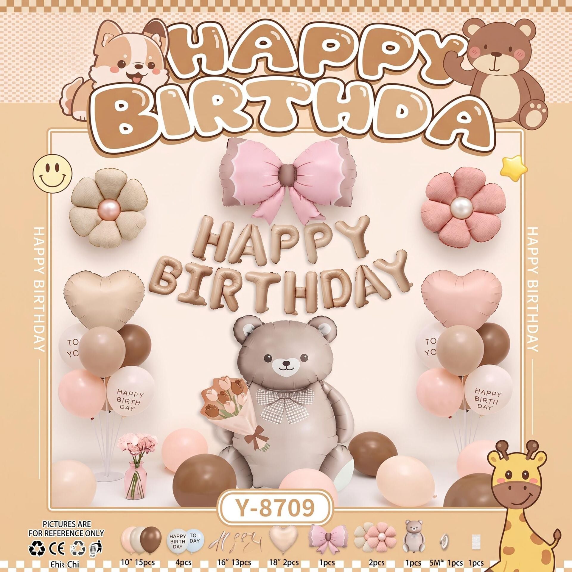 FOLYO SET HAPPY BIRTHDAY Y- 8709 AYICIK