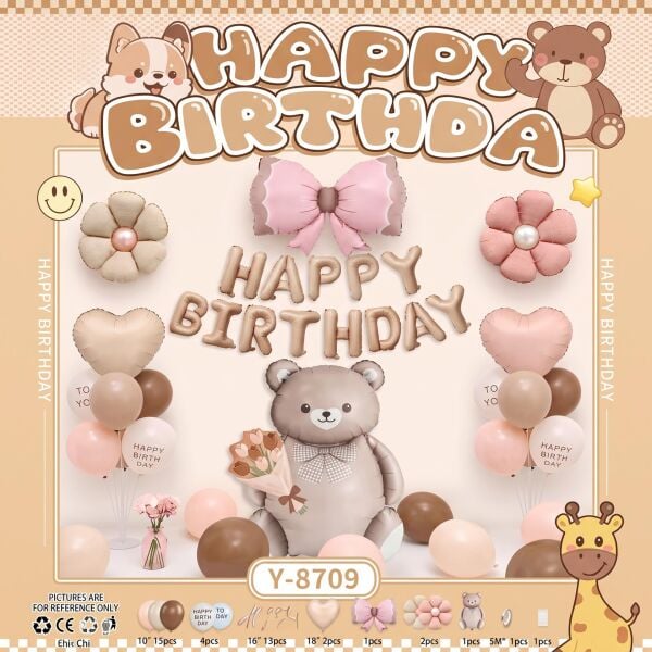 FOLYO SET HAPPY BIRTHDAY Y- 8709 AYICIK