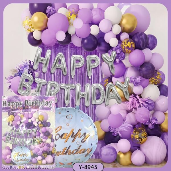 FOLYO SET HAPPY BIRTHDAY Y-8945 MOR