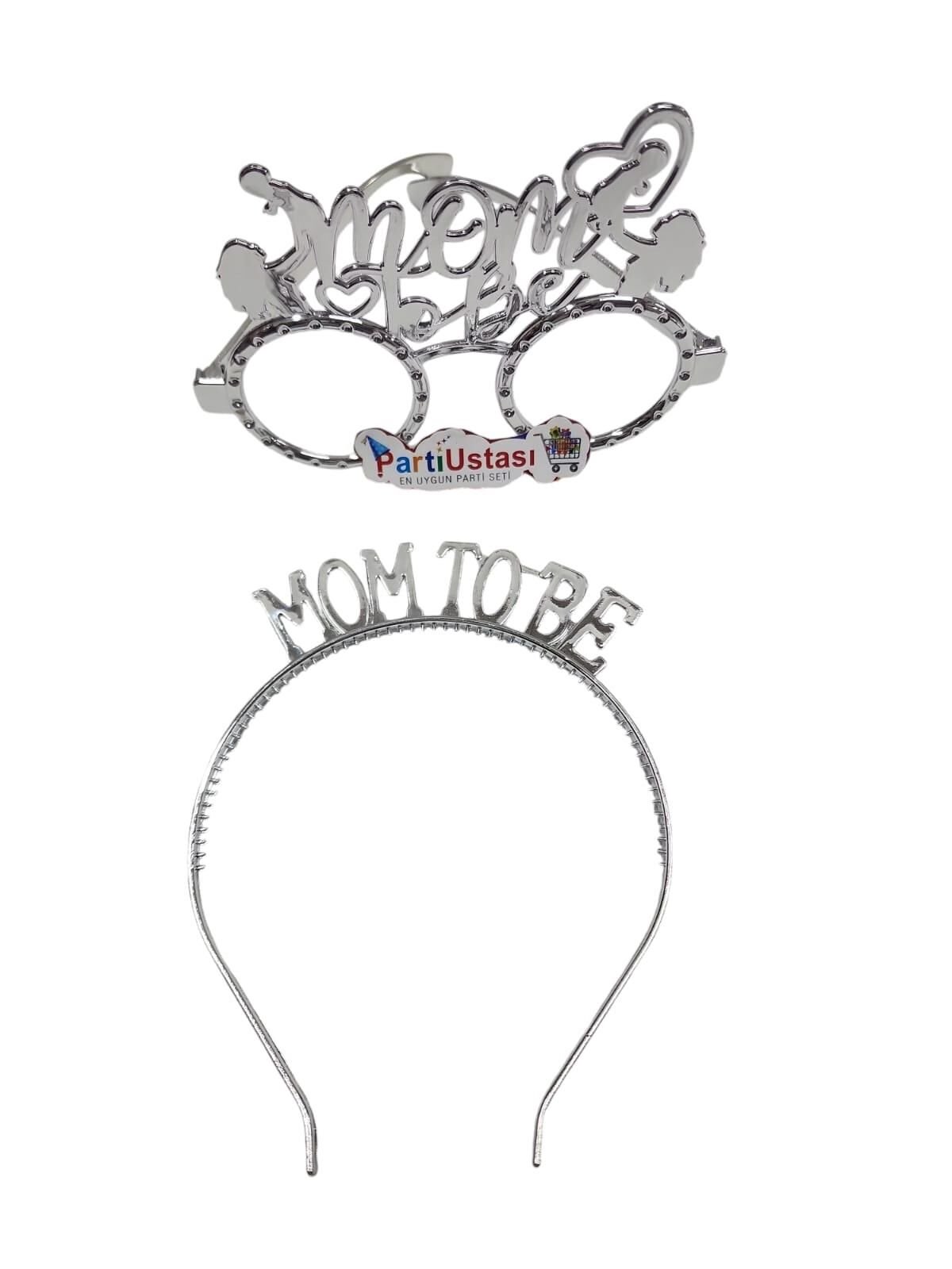 PLS SET TAÇ GÖZLÜK MOM TO BE GÜMÜŞ