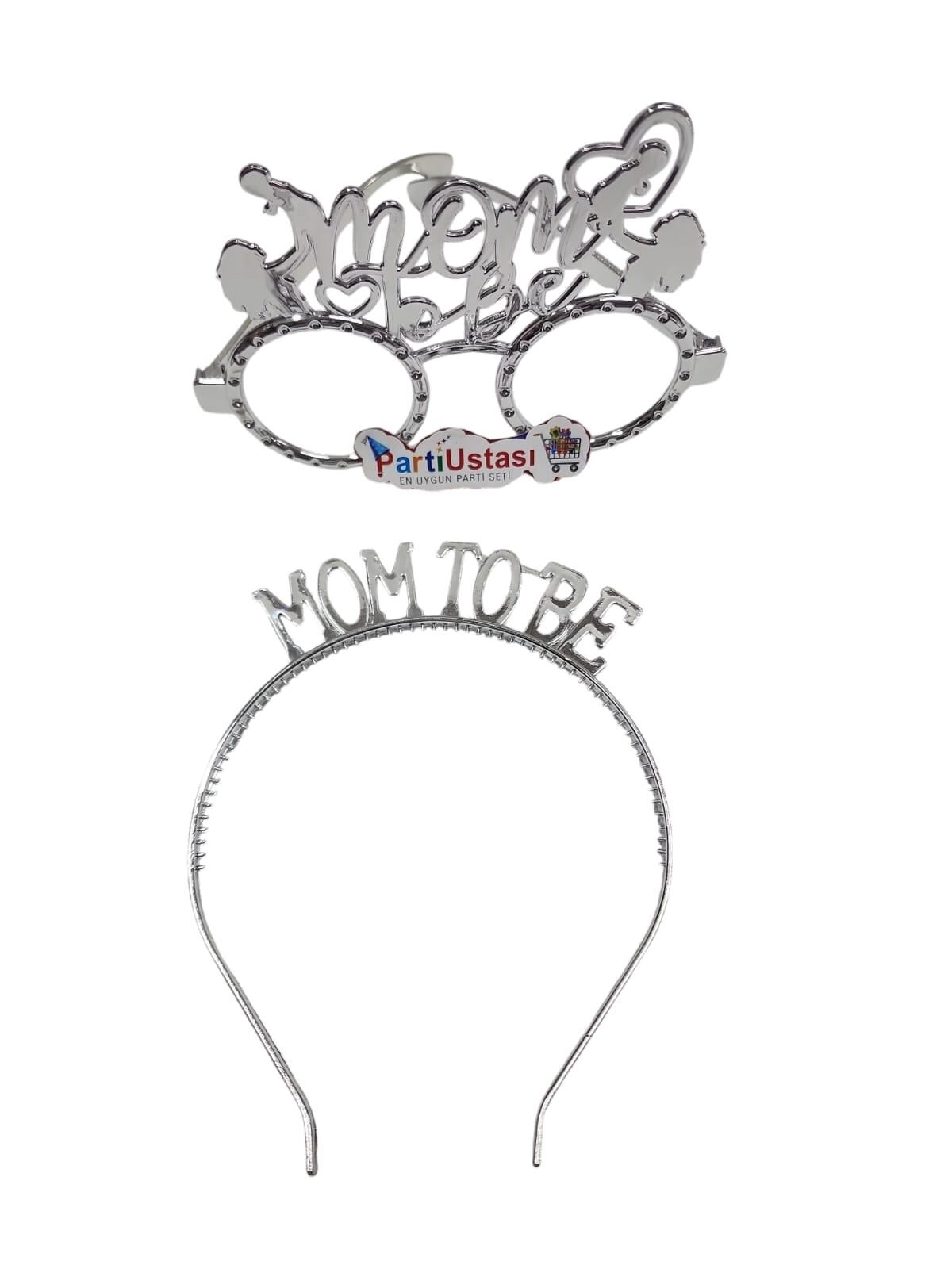 PLS SET TAÇ GÖZLÜK MOM TO BE GÜMÜŞ