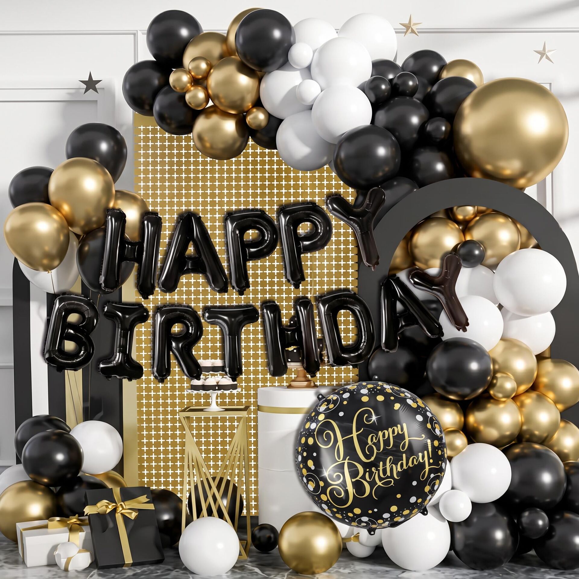 FOLYO SET HAPPY BIRTHDAY Y-9452 SİYAH