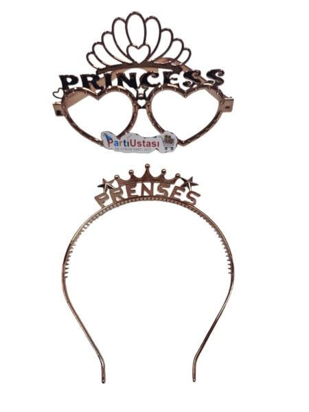 PLS SET TAÇ GÖZLÜK PRENSES BRONZ
