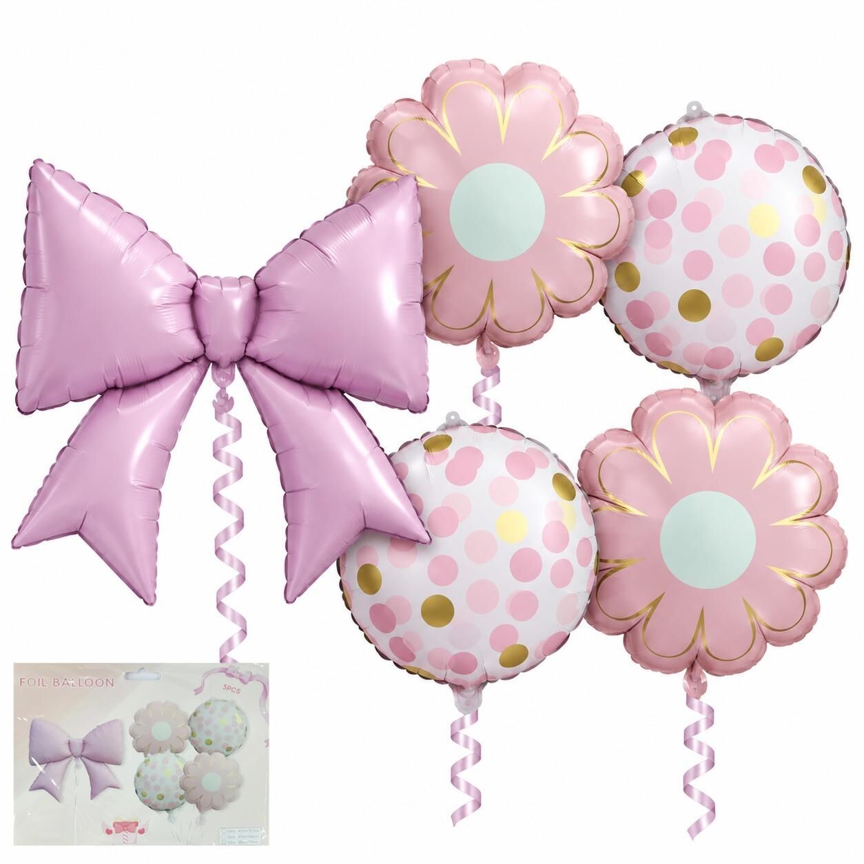 FOLYO SET 5 Lİ FİYONK PEMBE