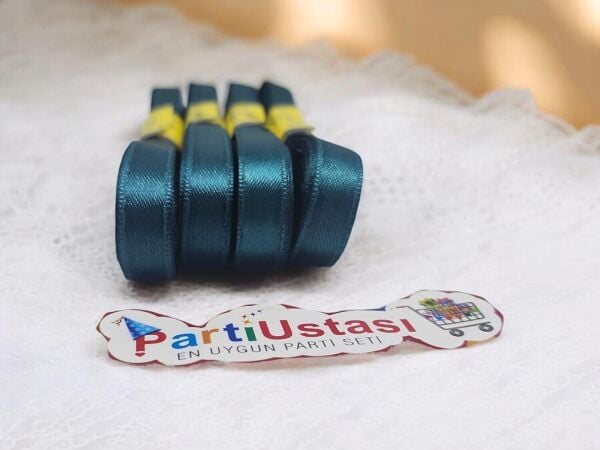 KURDELE SATEN 1 CM 10 METRE (1 PK 10 AD) YEŞİL