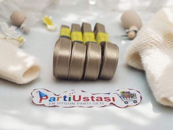 KURDELE SATEN 1 CM 10 METRE (1 PK 10 AD) ALTIN