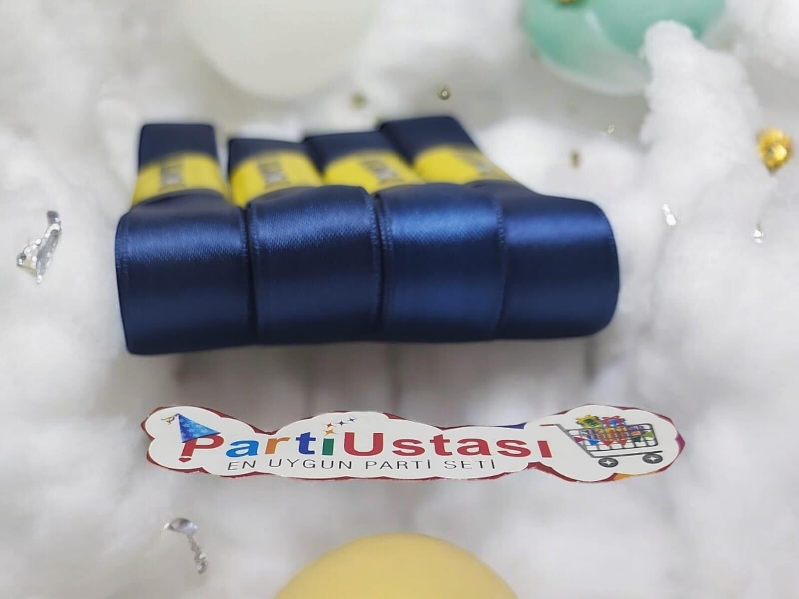 KURDELE SATEN 1 CM 10 METRE (1 PK 10 AD) LACİVERT