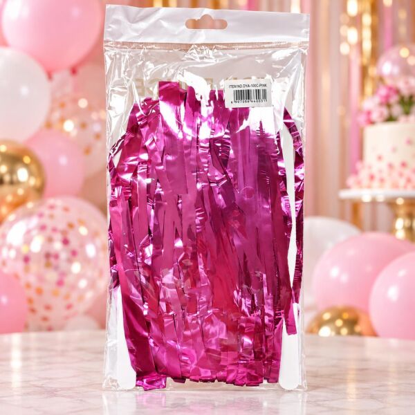 İTHAL PERDE PEMBE (1 PK 12 AD)(1 KOLİ 600 AD)