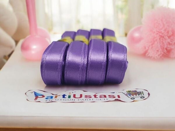KURDELE SATEN 2 CM 10 METRE (1 PK 10 AD) MOR