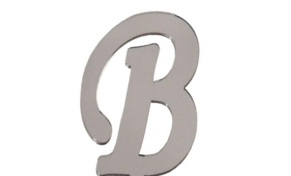 PLEKSİ 20 Lİ HARF GÜMÜŞ NO:B