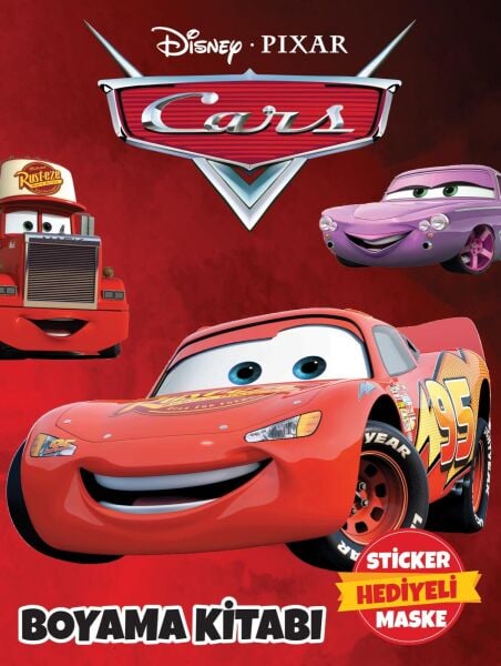 BOYAMA KİTABI CARS (1 POŞET 10LU)