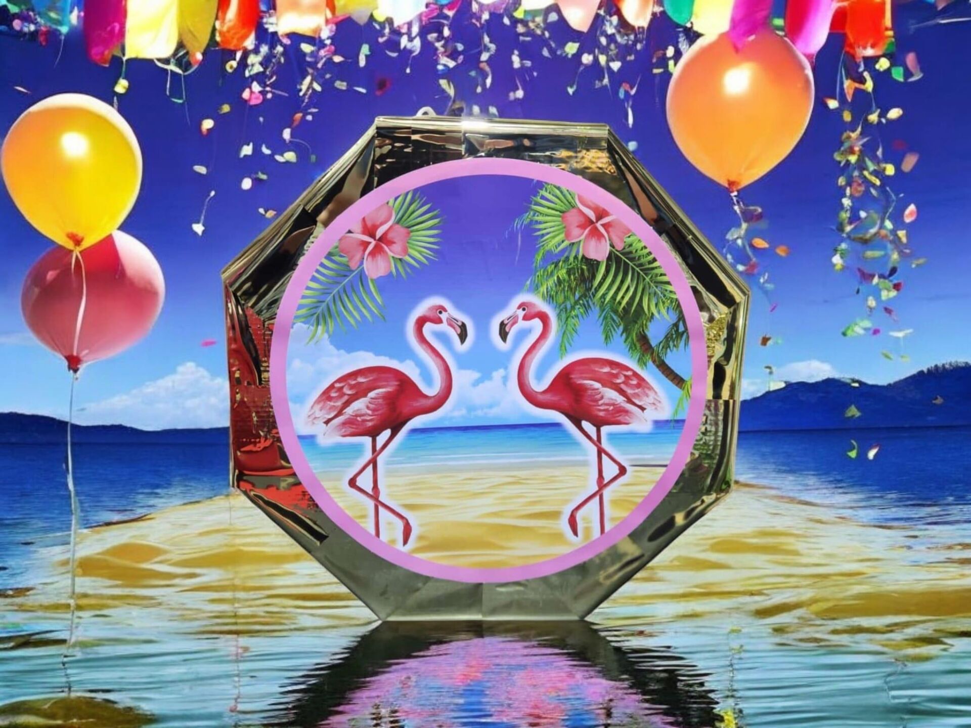 PİNYATA  KATLANILABİLİR FLAMİNGO