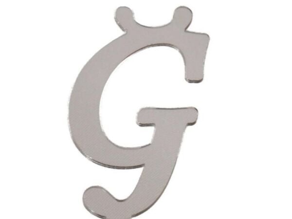 PLEKSİ 20 Lİ HARF GÜMÜŞ NO:Ğ