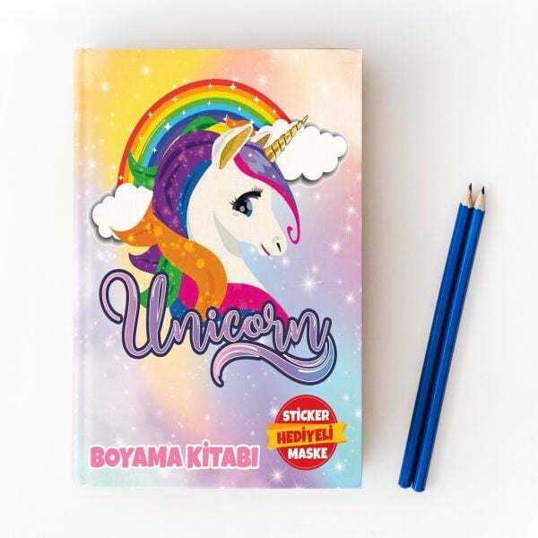 BOYAMA KİTABI UNİCORN (1 POŞET 10LU)