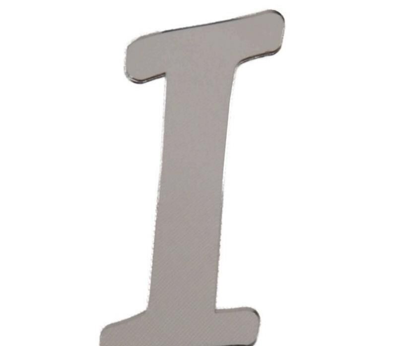 PLEKSİ 20 Lİ HARF GÜMÜŞ NO:I