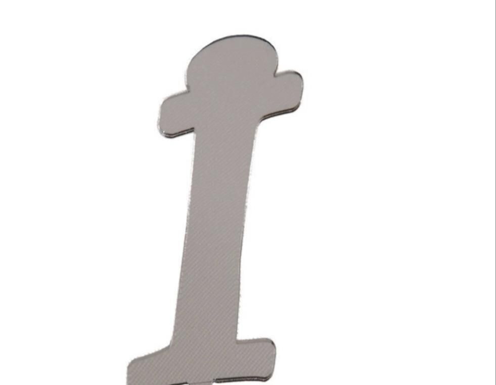 PLEKSİ 20 Lİ HARF GÜMÜŞ NO:İ