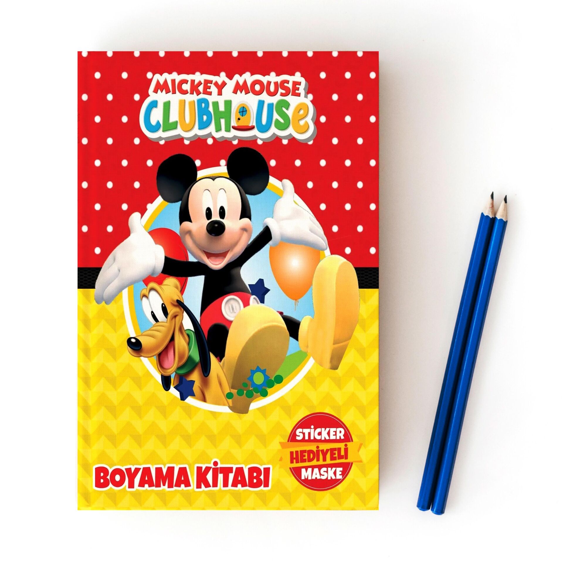 BOYAMA KİTABI MİCKEY (1 POŞET 10LU)
