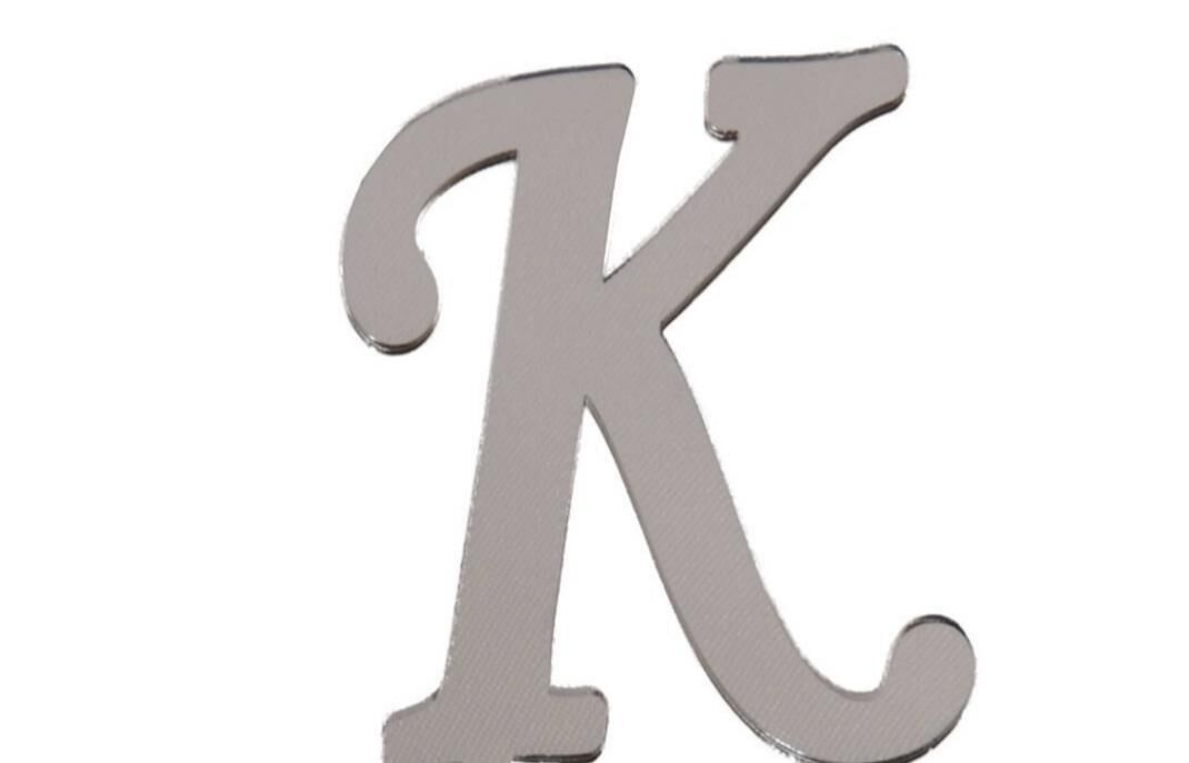 PLEKSİ 20 Lİ HARF GÜMÜŞ NO:K