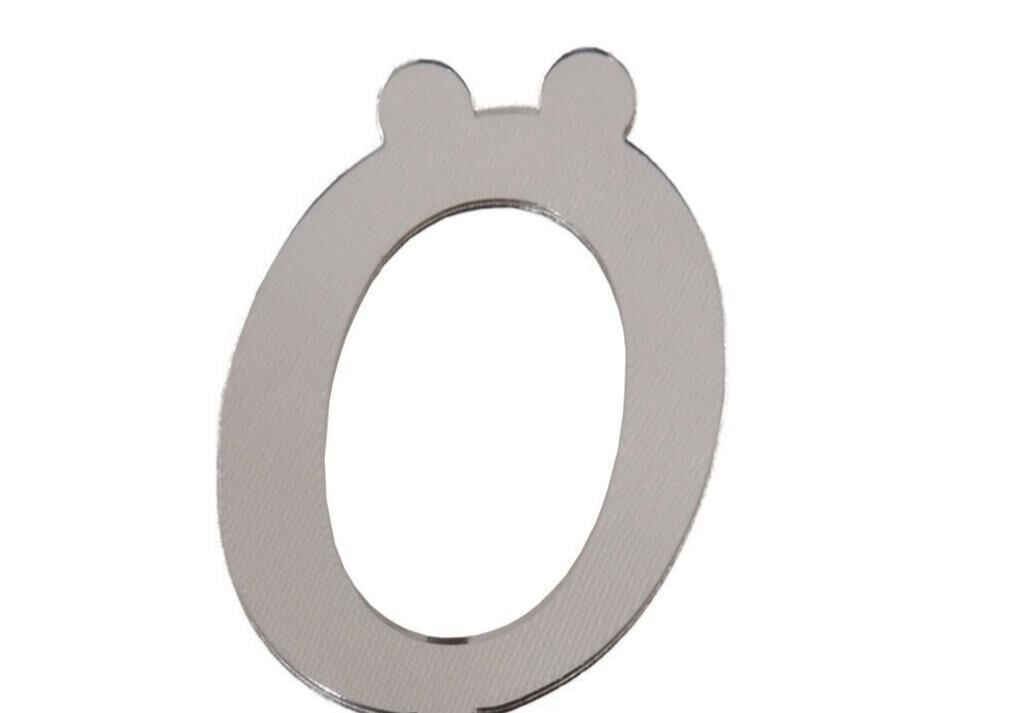 PLEKSİ 20 Lİ HARF GÜMÜŞ NO:Ö