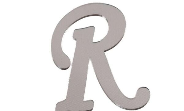 PLEKSİ 20 Lİ HARF GÜMÜŞ NO:R