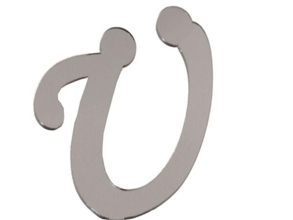 PLEKSİ 20 Lİ HARF GÜMÜŞ NO:Ü