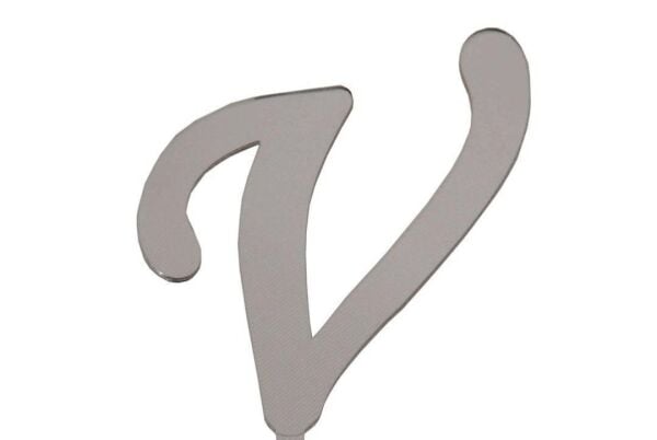 PLEKSİ 20 Lİ HARF GÜMÜŞ NO:V