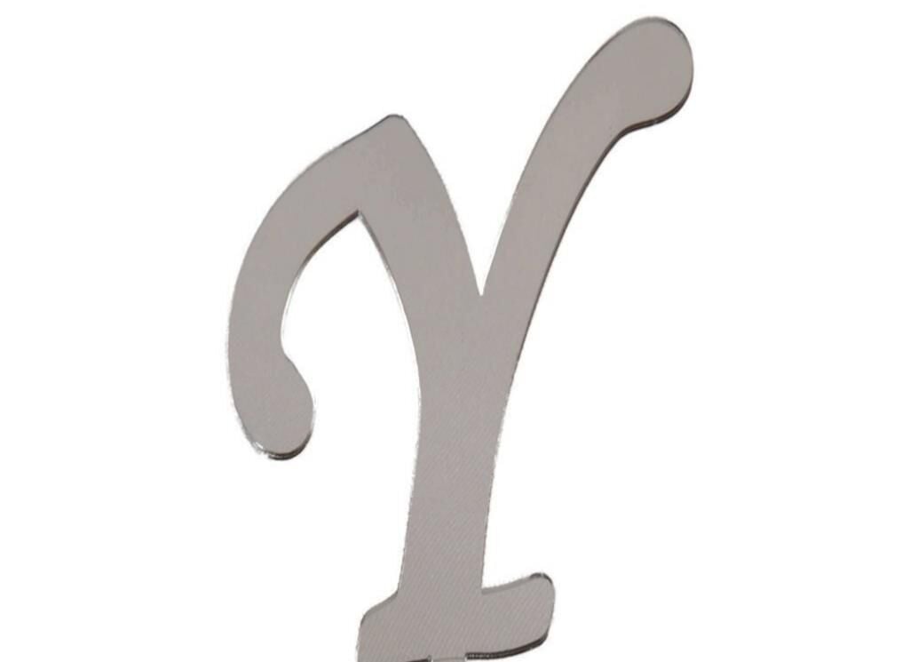 PLEKSİ 20 Lİ HARF GÜMÜŞ NO:Y