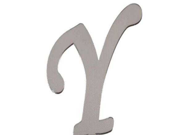 PLEKSİ 20 Lİ HARF GÜMÜŞ NO:Y