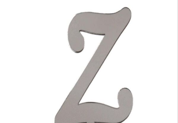 PLEKSİ 20 Lİ HARF GÜMÜŞ NO:Z