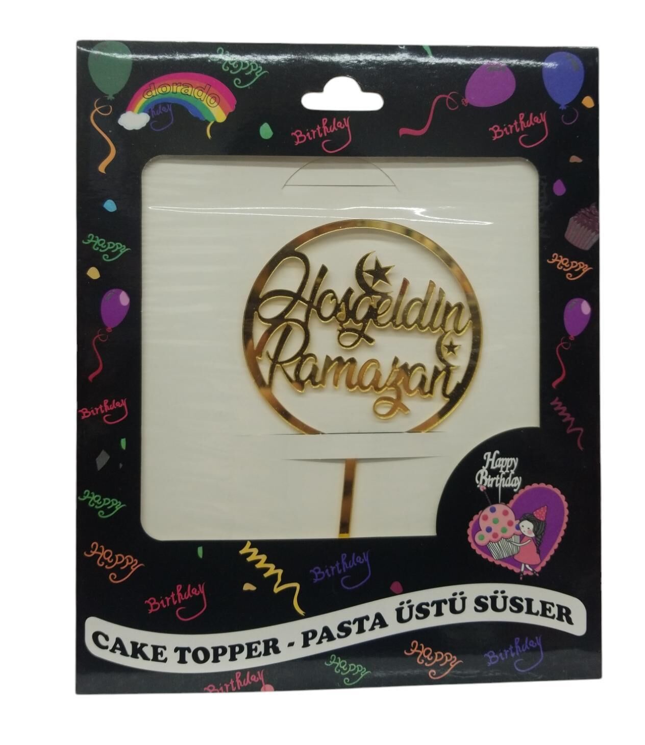 PASTA YAZISI PLEKSİ HOŞGELDİN RAMAZAN GOLD
