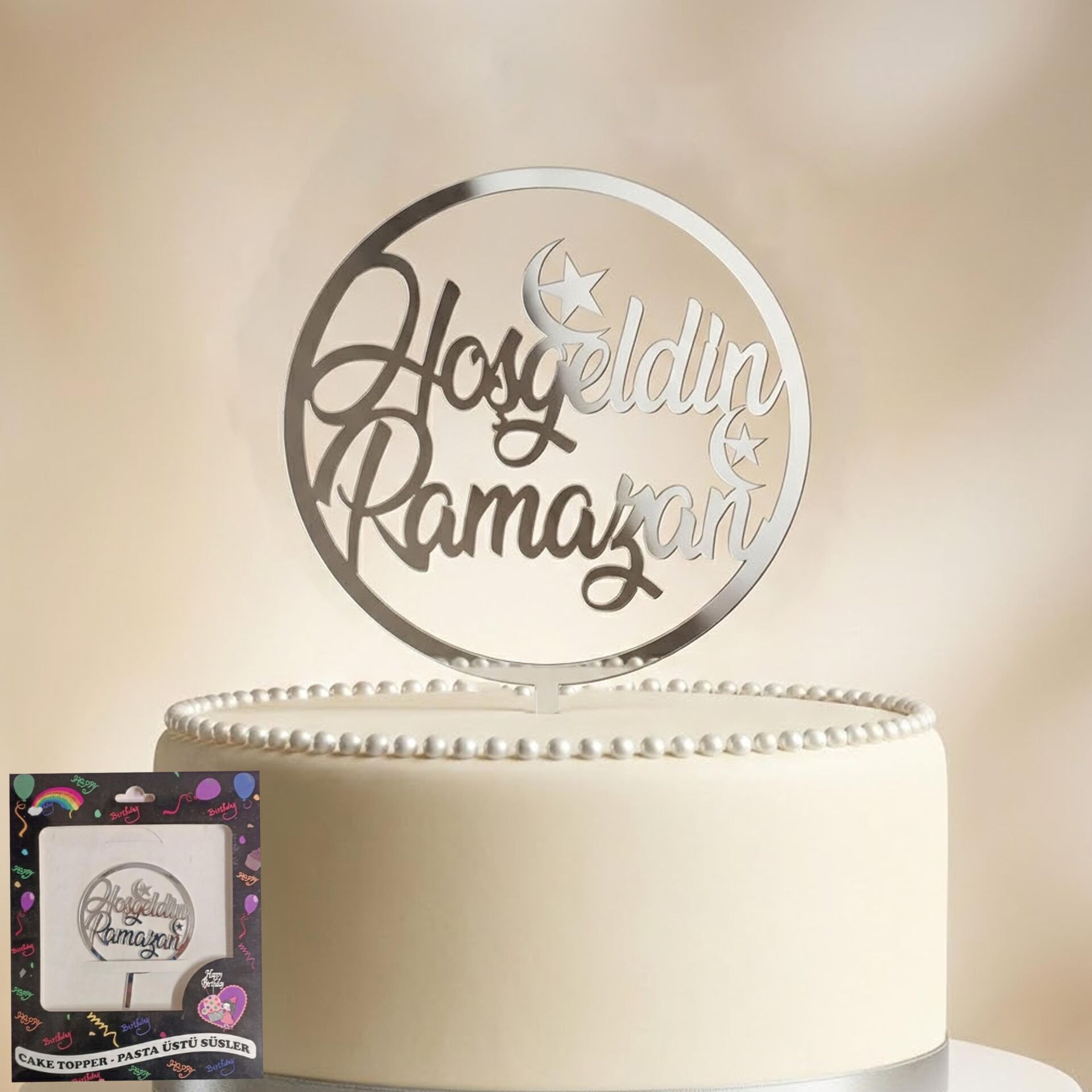 PASTA YAZISI PLEKSİ HOŞGELDİN RAMAZAN GÜMÜŞ