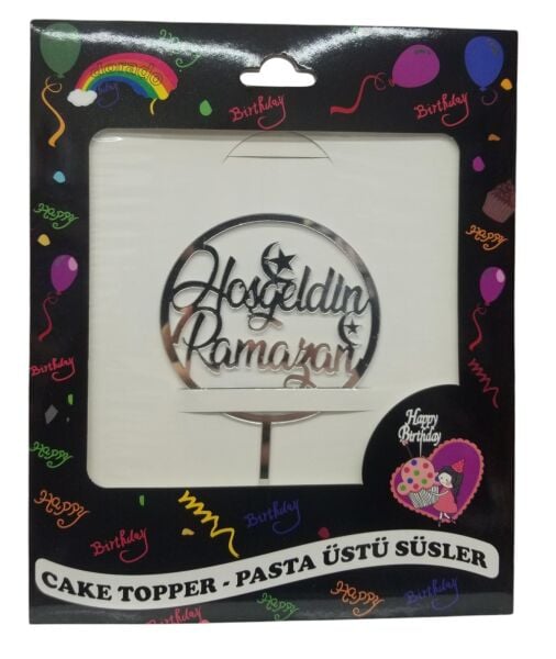 PASTA YAZISI PLEKSİ HOŞGELDİN RAMAZAN GÜMÜŞ