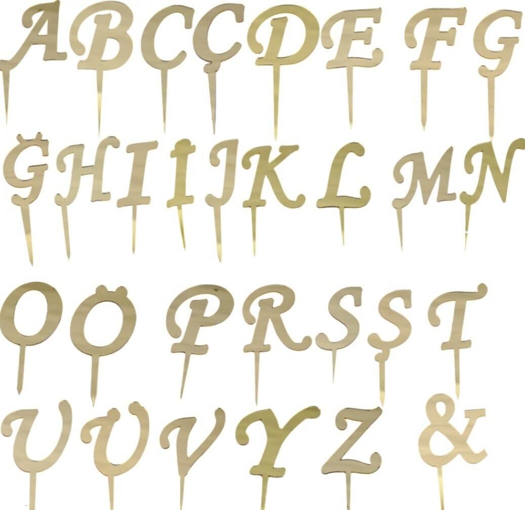 PLEKSİ 20 Lİ HARF ALTIN NO:A