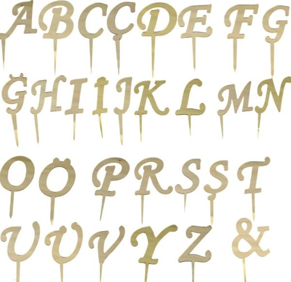 PLEKSİ 20 Lİ HARF ALTIN NO:A