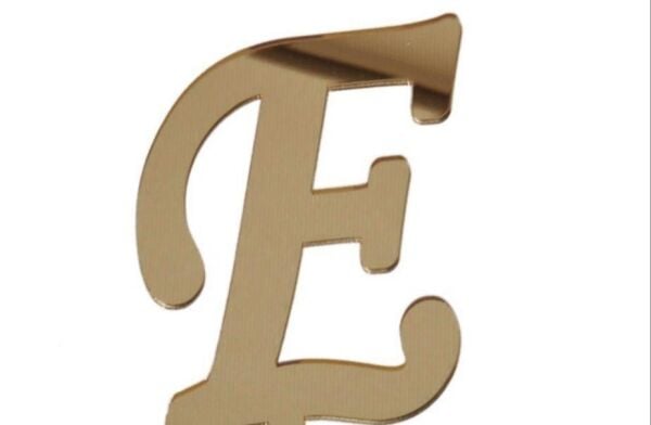PLEKSİ 20 Lİ HARF ALTIN NO:E