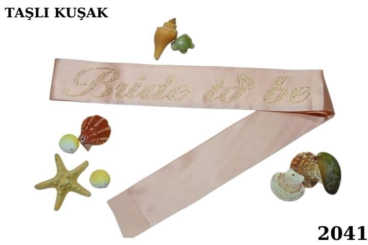 KUŞAK TAŞLI BRİDE TO BE PEMBE ALTIN