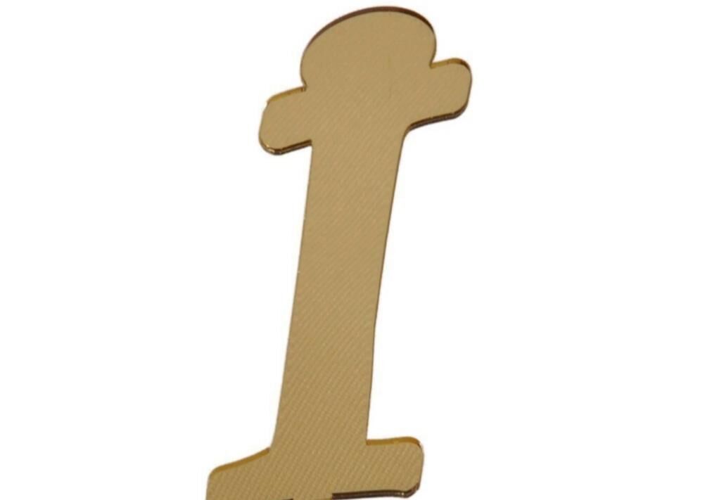 PLEKSİ 20 Lİ HARF ALTIN NO:İ