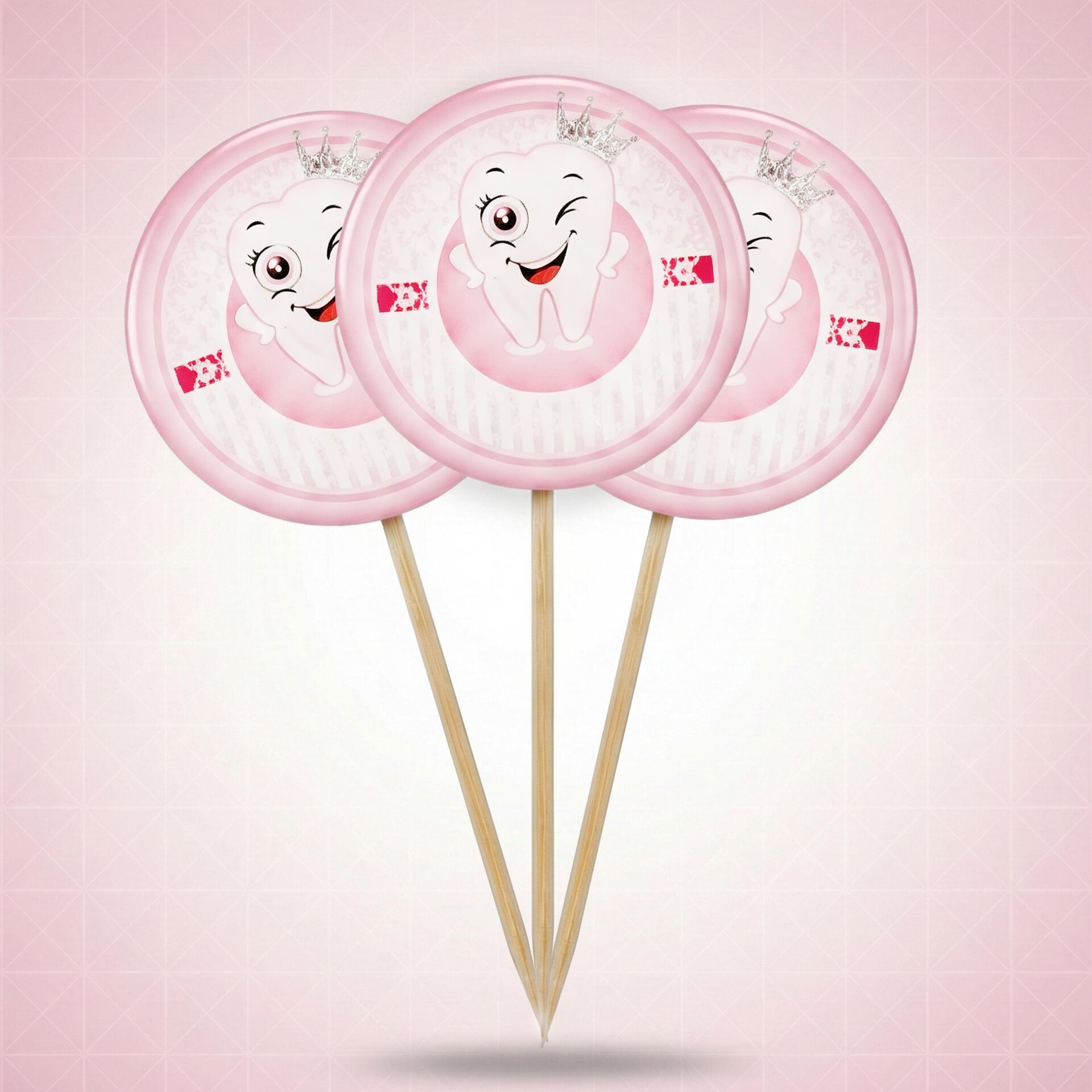 KÜRDAN 16 LI DİŞ PEMBE