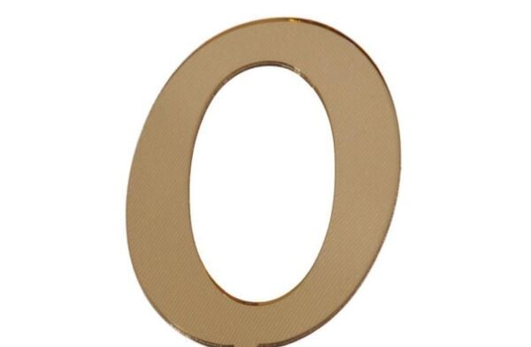 PLEKSİ 20 Lİ HARF ALTIN NO:O