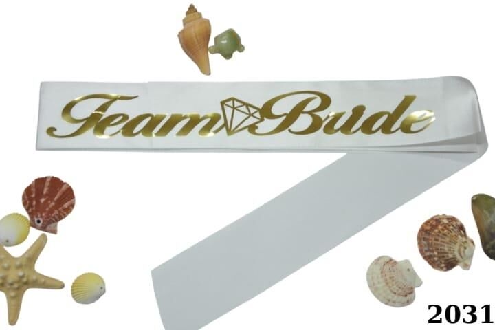 KUŞAK TEAM BRİDE BEYAZ ALTIN