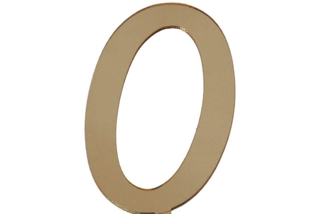 PLEKSİ 20 Lİ RAKAM ALTIN NO:0