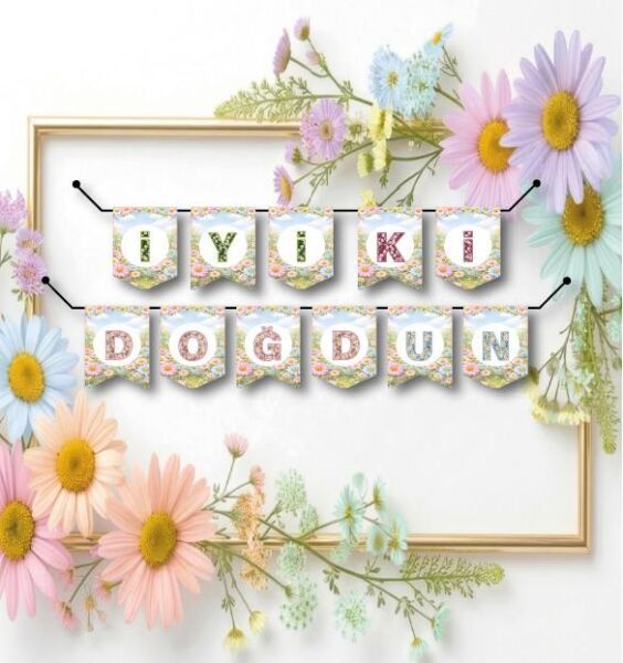 YAZI ZARF BANNER PAPATYA YENİ