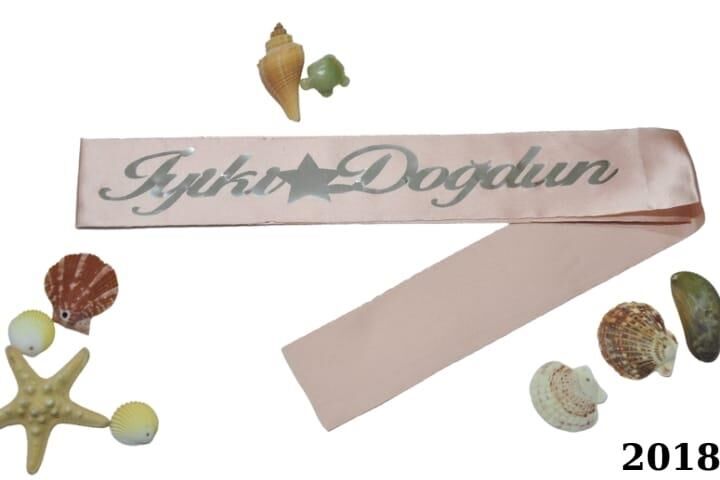 KUŞAK İYİKİ DOĞDUN PEMBE GÜMÜŞ